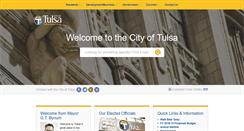 Desktop Screenshot of cityoftulsa.org